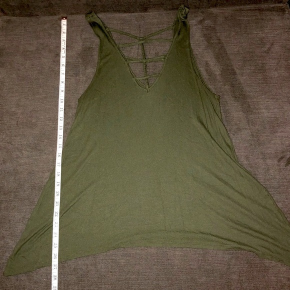 Olive green tunic - Picture 2 of 6